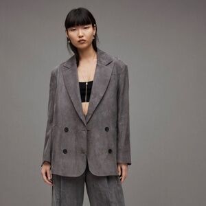 NEW All Saints Elle Lightweight Relaxed Fit Blazer